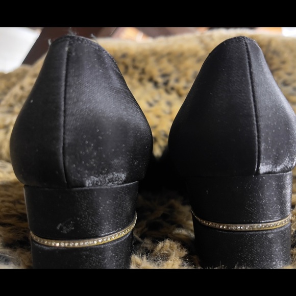 COPY - Salvatore Ferragamo Vara Black Satin Pumps - Picture 8 of 8